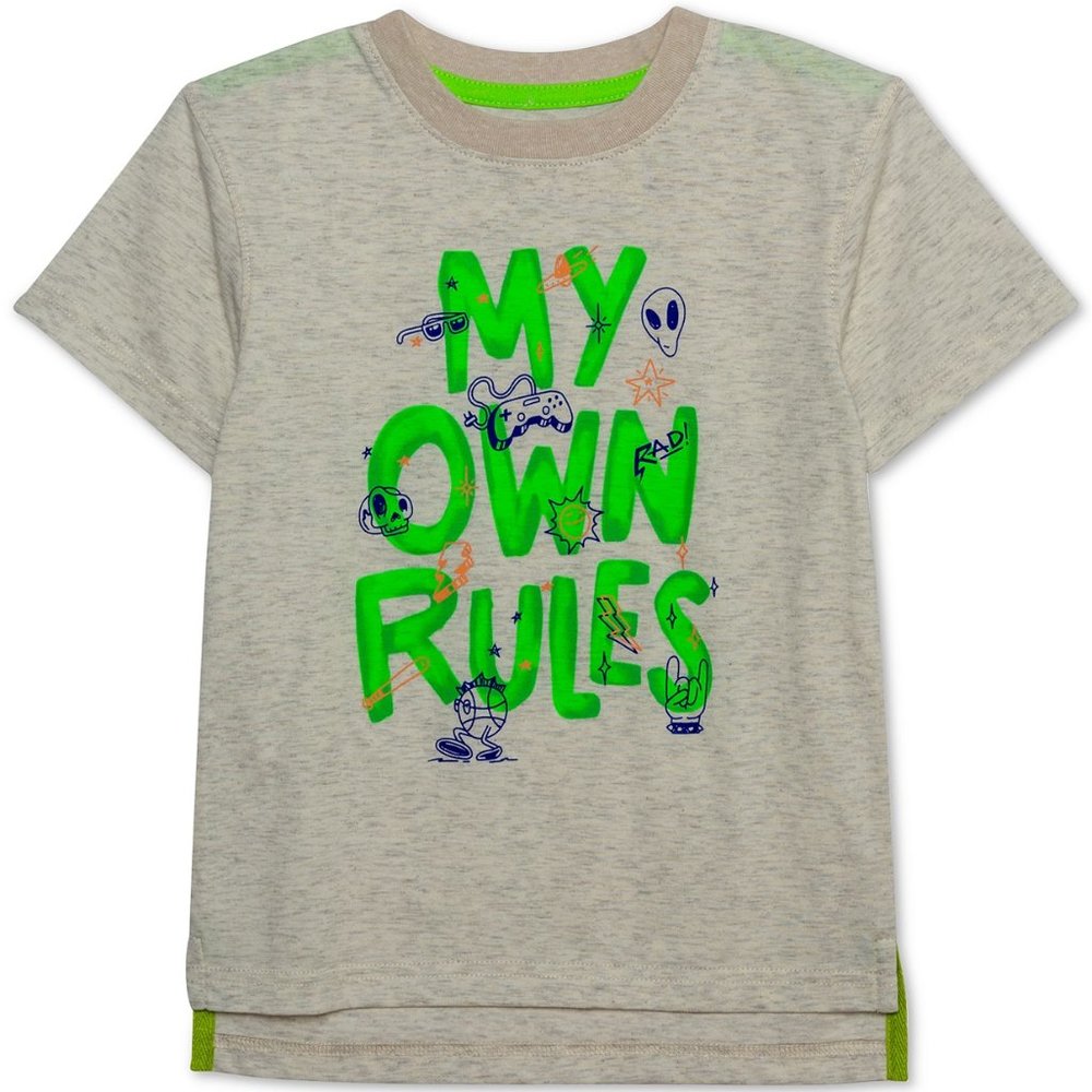 Jem Little Boys My Own Rules Graphic T-Shirt